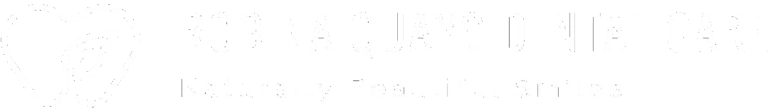 Robina Quays Dental Care white logo on transparent background